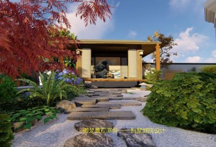 上海庭院设计公司浅谈日式风的庭院---御梵景观