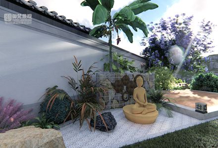 小院子的庭院装修优化功能组合--御梵景观