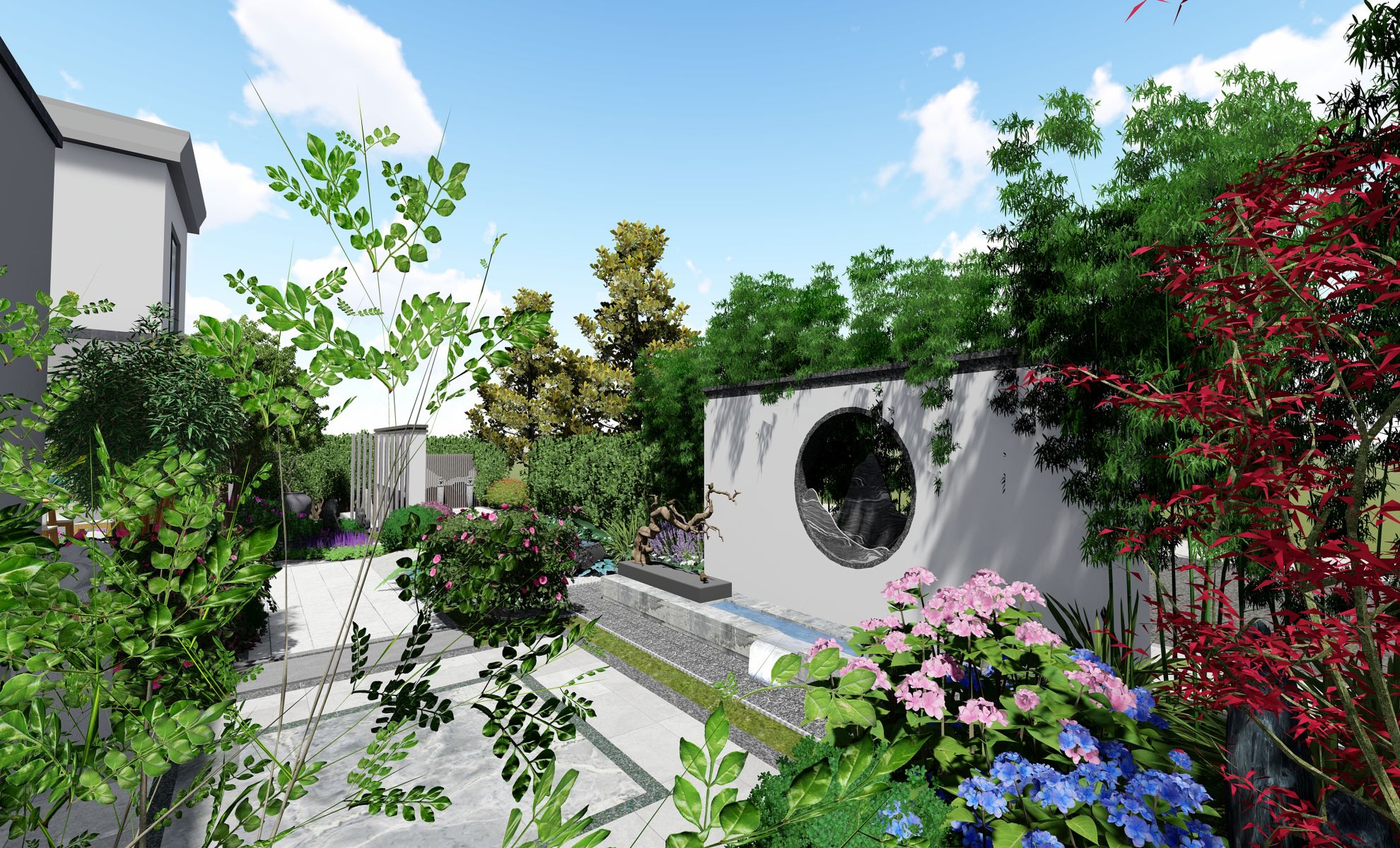 新中式庭院景观设计
