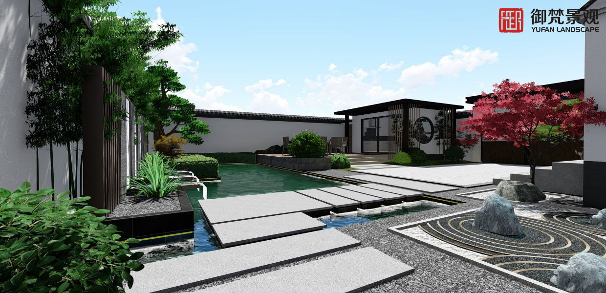 上海别墅花园泳池设计