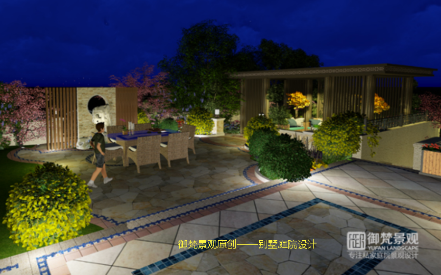 上海别墅花园泳池设计